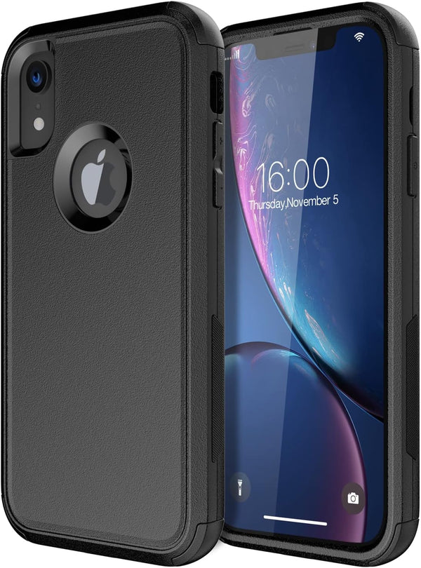 Diverbox Heavy Duty Case for iPhone XR - Shockproof, Dropproof, Dust-Proof Protection Cover for Apple iPhone Xr.