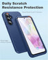 FNTCASE Samsung Galaxy A35-5G Case: Rugged Dual Layer Silicone Cover with Built-in Screen Protector, Slim Shockproof