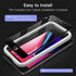 JETech Full Coverage Screen Protector for iPhone SE 3 (2022)/SE 2 (2020)/8/7 4.7-Inch, Black Edge, Case-Friendly, 3-Pack