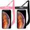 Waterproof Phone Pouch Bag - 2 Pack, Universal IPX8 Waterproof Case with Lanyard for iPhone/Samsung Up to 7"