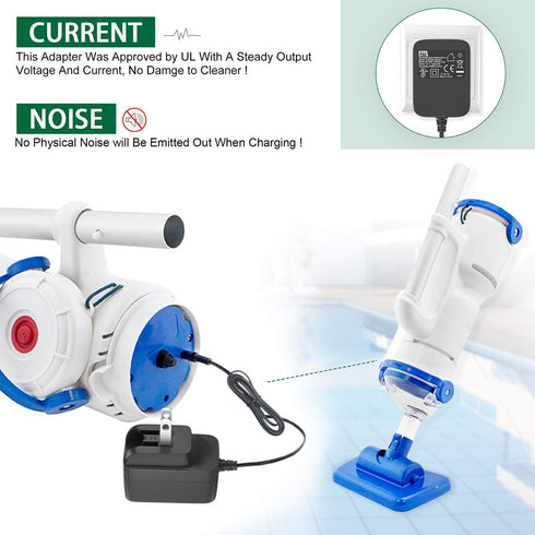 FITE ON AC/DC Adapter for Catfish Pool Cleaner - Catfish Ultra, iVac C-2, iVac 250, Volt FX-4, Centennial, Eclipse 7.2V