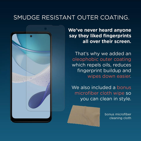 Motorola Moto G 5G (2023) Screen Protector - 9H Tempered Glass, Anti Scratch, Anti Smudge, Anti Fingerprints