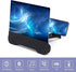 14'' Screen Magnifier with Bluetooth Speakers: 3D Projector Screen Enlarger for Movies and Games, Supports All