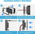 Hapytrip 78W 4 12V 36W 18W QC3.0 Port USB Outlet Wall Mount, Dual PD & Dual Lightweight Surface Mount Charger Socket