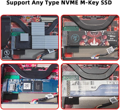 chenyang ROG Ally Gaming Internal M.2 NVME M-Key 2230 to 2280mm SSD Upgrade Extension Adapter