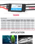 100A 2-6S 5V/6V 8A XT90 4.0mm DH Waterproof Brushless ESC Electronic Speed Controller with BEC and Banana Head