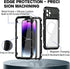Metal Heavy Duty Waterproof Case for iPhone 13 Pro Max, Compatible with MagSafe, Military Grade Shockproof, Black