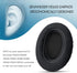 Earpads for Sennheiser HD598/HD518/HD558 Headphones, Velour Ear Pads Cushions Replacement for HD595/HD599 (Black)