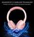 Wireless On Ear Headphones, HiFi Stereo Lightweight Adjustable, 12 Hours Listening Time, Built-in HD Microphone, FM,