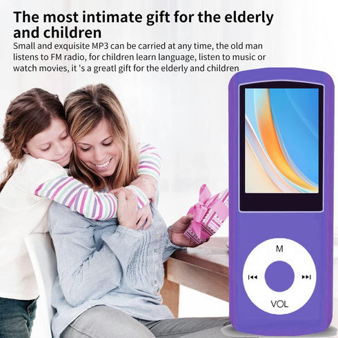 Hotechs. 64GB MP3 MP3 1.82'' Player, Hotechs Music Player with Slim Classic Digital LCD Screen Mini USB Port with FM