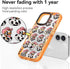 Rosarnnah 17 6.6 (6.3') for iPhone Case Cute - Military-Grade ft Drop Protection Shockproof Phone Case - Milk Cow Ducky