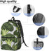 Zelinge Backpack Backpacks 17 Inches Cartoon Broccoli Travel For Men Women Travel Laptop Bag Tall