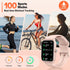 Smart Watches for Men/Women, 1.8'' Alexa Built-in Fitness Tracker with Bluetooth Calls, IP68 Waterproof, 110 Sport Modes