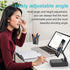 Birthday Gifts for Men, Cell Phone Stand with Wireless Bluetooth Speaker and Anti-Slip Base for Desk (Black)
