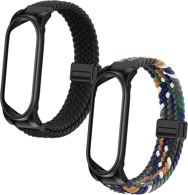 2 Pack Adjustable Braided Wristband Compatible with Plaud NotePin & NotePin S