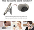 AUROX Transparent Pink Magnetic Phone Grip Holder for MagSafe, Expandable Collapsible Stand Compatible with iPhone 15