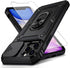iPhone 11 Pro Max Case with Camera Lens Cover, HD Screen Protector, 10 FT Military Grade Drop Protection, Black
