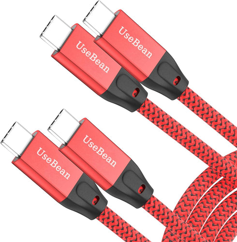UseBean USB C to USB C Cable 100W 3.3FT (2 Pack), USB 3.2 Gen 2X2 20Gbps Data Transfer, PD Fast Charging