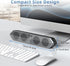 HPSWUW PC Speaker for Computer, Wired USB Powered Bluetooth Computer Speakers with Stereo Clear Sound, Gaming Speakers