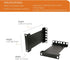 Server Rack Depth Extender - 2U - 6inch / 15.24 cm, TAA Compliant Rack Mount Adapter Kit
