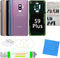 Galaxy S9+ Back Glass Cover Replacement Housing Door with Pre-Installed Camera Lens, Adhesive & Repair Tools for