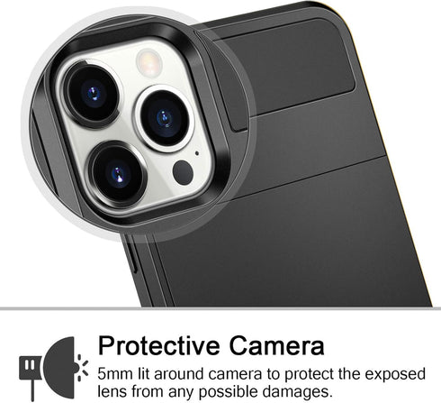Vofolen iPhone 12 Pro Max Case, 5G Wallet Cover, Credit Card Holder, Anti-Scratch Dual Layer Bumper