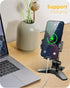 APPS2Car 4.7-6.8" Heavy Duty Phone Stand - Adjustable Desktop Holder for Video Calls, Compatible with Smartphones