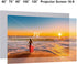 80-inch Portable Projector Screen HD 16:9 Frameless Video Projection Screen Foldable Wall Mounted for Home Theater Office Movies