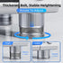 Blissfuhue Feet,4 Pack 0.9-1.5 Inch (500 lbs Adjustable Speaker Isolation - Height Adjustable Vibration Damping Stands