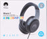 rockpapa Share 1 Kids Headphones Wired with Microphone & Share Port, 85dB/94dB Volume Limited, Black/Grey