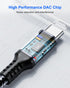 AUX to USB C Cable 6.6ft - USB Type C to 3.5mm Audio Cable for Speaker, Headphones, Compatible with iPhone 15 Pro