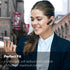 Bluetooth Headset, Hands-Free Wireless Earpiece with 18 Hours Playtime and Noise Cancelling Mic for iPhone Samsung