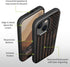 Carveit 15 Magnetic Wooden Case for iPhone Case, Compatible with MagSafe Wireless Chargers, Black Soft TPU Shockproof