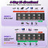 BolAAzuL 3.5mm 4 1 4X1 Aux + RCA L/R Audio Switch Box in Out Bidirectional, Stereo Audio Switcher Selector Passive a/b