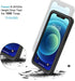 Lanhiem IP68 Waterproof Dustproof Case for iPhone 12 Pro with Built-in Screen Protector - Black