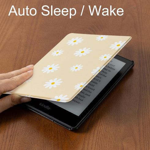 CoBak 7" 2024 Case for E-Readers - All New PU Leather Cover with Auto Sleep Wake Feature for E-Readers Released