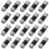 Taiss 20PCS F Type Coaxial Cable Compression Connectors, RG6 Compression Connectors (Black)