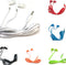TFD Supplies 50 Pack Wholesale Bulk Earbuds with Microphone for iPhone, Android, MP3 Player - Mixed Colors