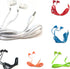 TFD Supplies 50 Pack Wholesale Bulk Earbuds with Microphone for iPhone, Android, MP3 Player - Mixed Colors