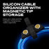 STATIK GloBright 360 Pro Magnetic Charging Cable 2nd Gen, Light Up USB C Charging Cable, 6FT/2M