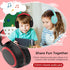 A10 On-Ear Headphones (Black) - Lightweight, Portable Wired Stereo Bass with Microphone & 1.5M No-Tangle Cord.
