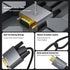 HDMI to VGA Cable Adapter 3.3FT, Gold-Plated Plugs, 1080P Aluminum HDMI to VGA Display Braided Cord