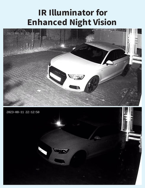 Tonton 2Pack LED IR Illuminator, 90 Degree 100Ft Infrared Flood Light for CCTV Security Cameras, Dome and Bullet