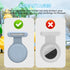 Waterproof Airtag Holder for Kids (2 Pack), Air Tag Case with Pin Hidden, Kids Airtag Clip GPS Tracker Safe Cover