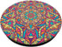 Cute Mandala colorful pink yellow flower shape PopSockets Swappable PopGrip