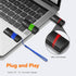 AreTop 8GB 5 Pack FAT32 8GB 5 Pack Flash Drive Thumb Drives Slide Retractable USB Drives Memory Sticks for Data Storage