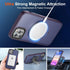 SUPFINE Magnetic iPhone 12 Pro Max Case, Matte Purple, Compatible with MagSafe, 2X Screen & Camera Protectors