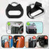 Yuomeaz 6 Pcs Stainless Steel Camera Strap Ring, Camera Strap Triangle Split Ring with Plastic Cap, Cameras Lanyard