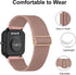 2 Pack Stretchy Nylon Watch Bands Compatible with Woneligo/Fitpolo Smart Watch IDW13, Loop Soft Elastic Straps for FITVII H56/TOOBUR/ENOMIR/MILOUZ/Tensky IDW19 Watch for Women Men