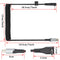 USB 3.1 Type C to Type C Cable, 90 Degree Spring Spiral Fast Charging Data Extension Cable, 3.3FT/1M for Laptop & Tablet